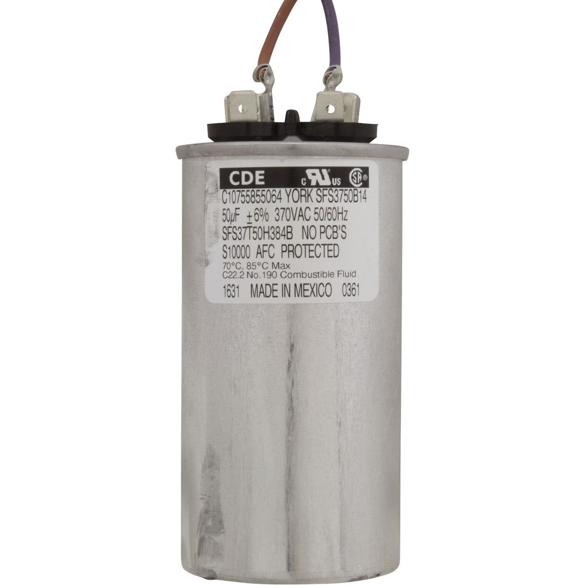 Motor, Nidec/WW, 1.5hp, 115v, 2 Speed, 48 Frame