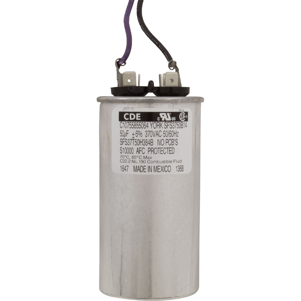 Motor, Nidec/USMtr, 3.0hp, 208-230v, 1Spd, 56Jfr, CFace, Thd, Full