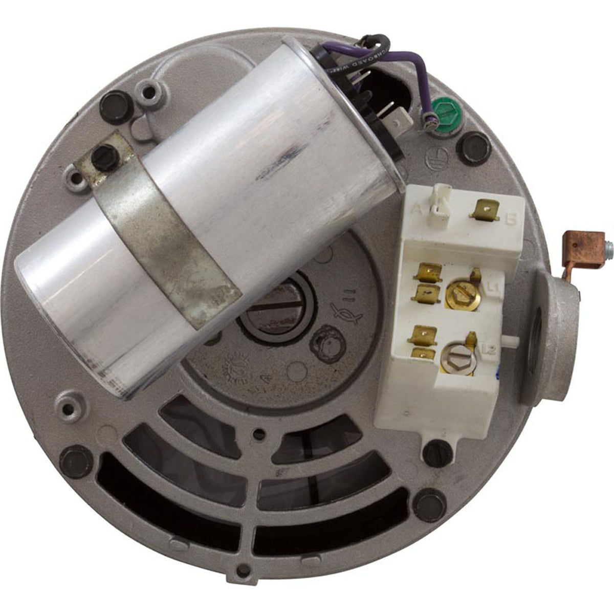 Motor, Nidec/USMtr, 3.0hp, 208-230v, 1Spd, 56Jfr, CFace, Thd, Full