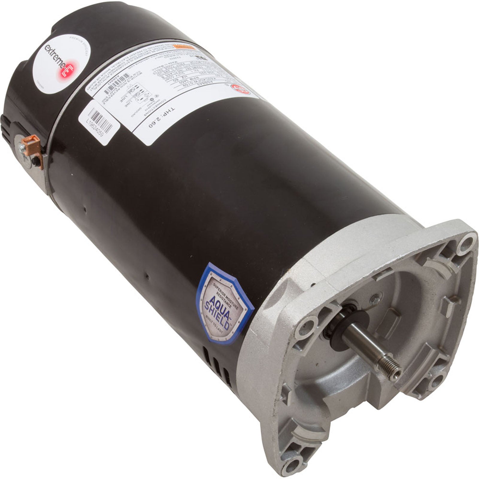 Motor, US Motor, 2.0hp, 208-230v, 56YFr, SQFL, Full, PE