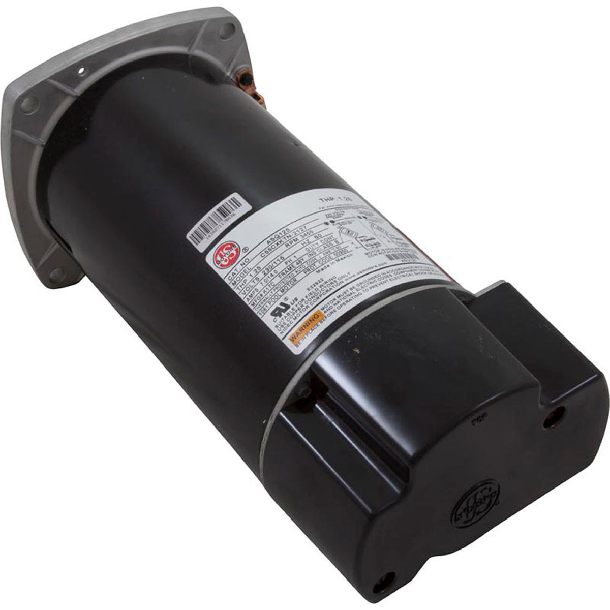 Motor, Nidec/US Motor, 1.0hp, 115/230v, 48Yfr, SQFL