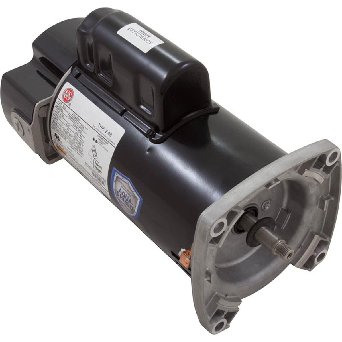 Motor, Nidec/US Motor, 2.0hp, 230v, 1-Spd, 48Yfr, SQFL