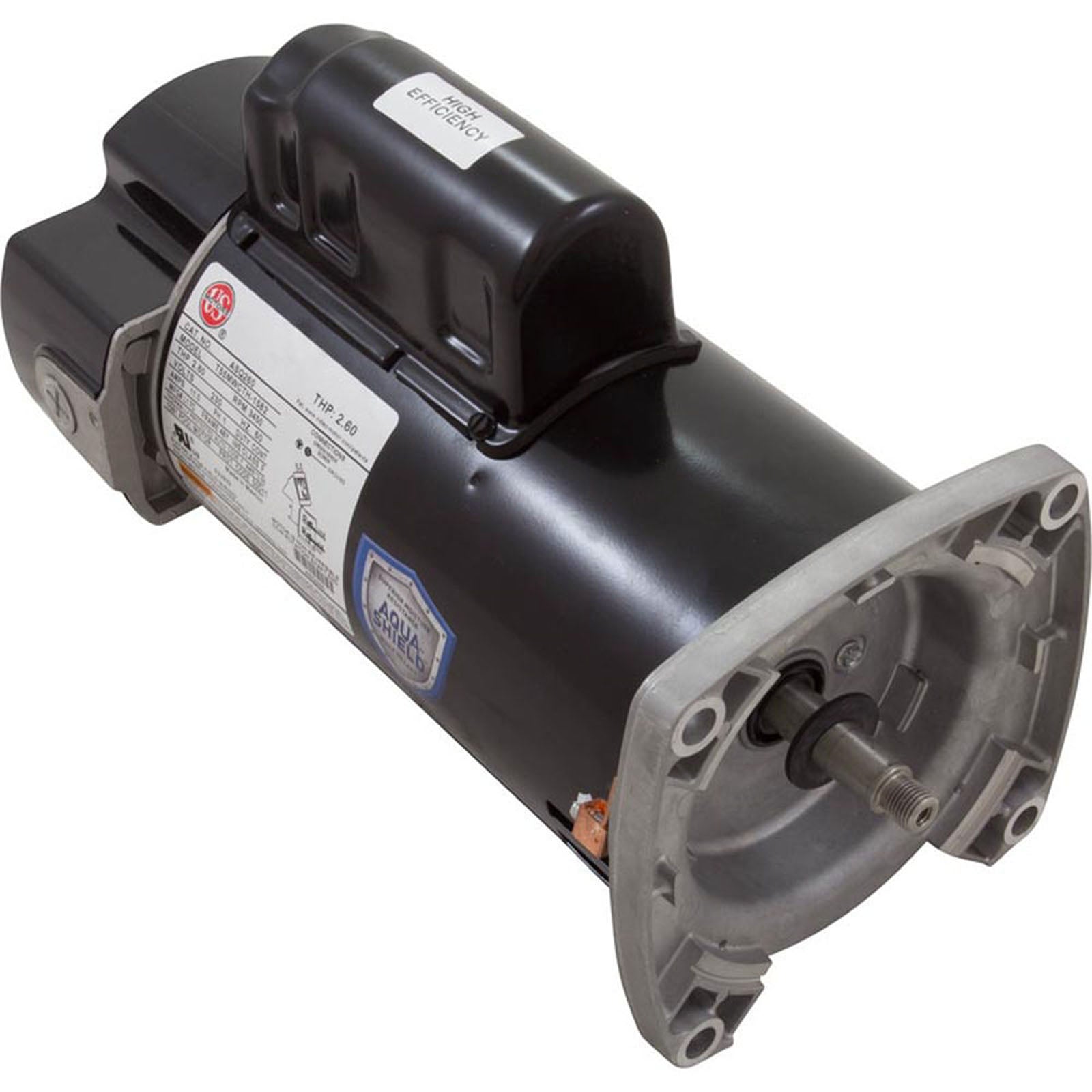 Motor, Nidec/US Motor, 2.0hp, 230v, 1-Spd, 48Yfr, SQFL
