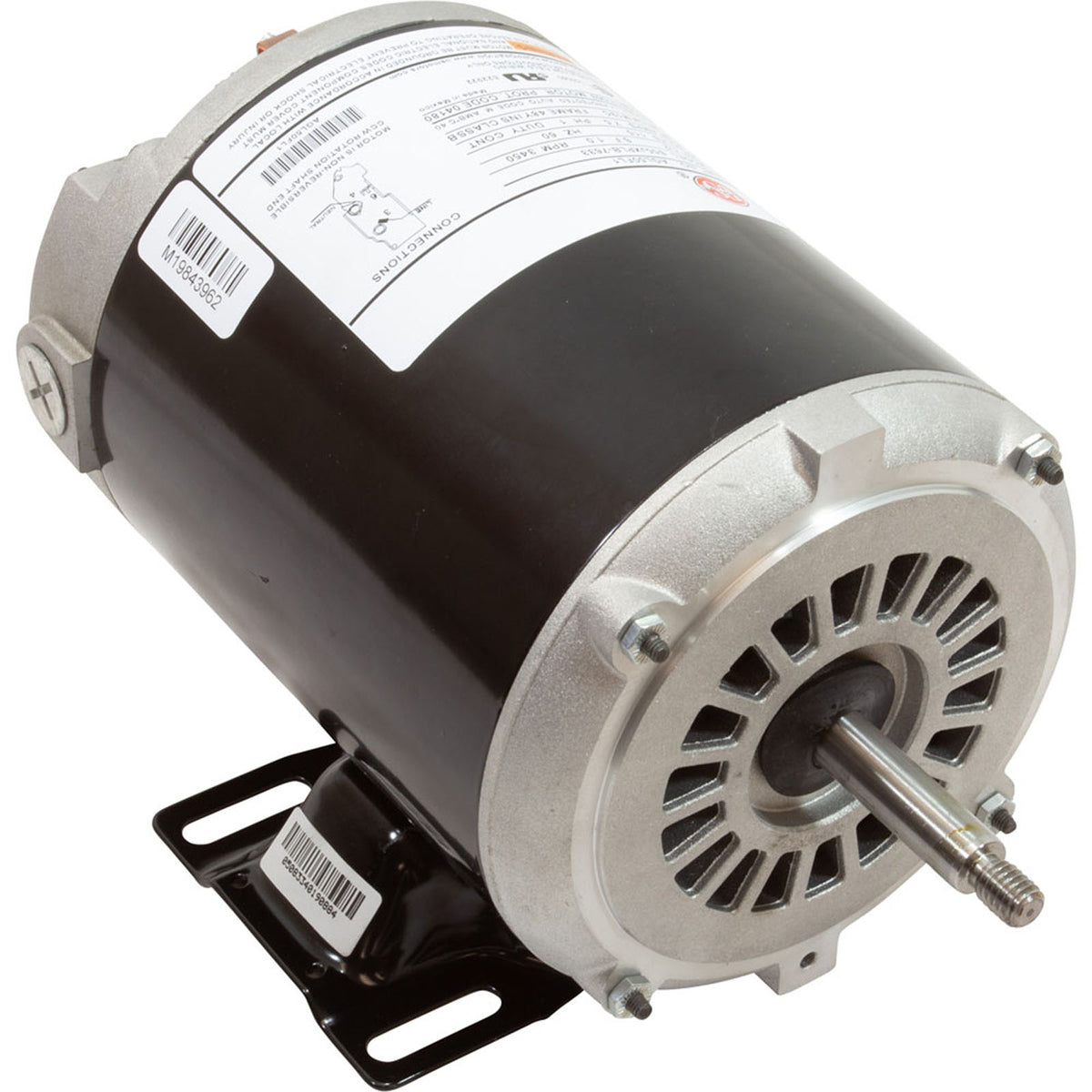 Motor, Nidec/US Motor, 0.5hp, 115v, 1-Speed, 48Y Frame