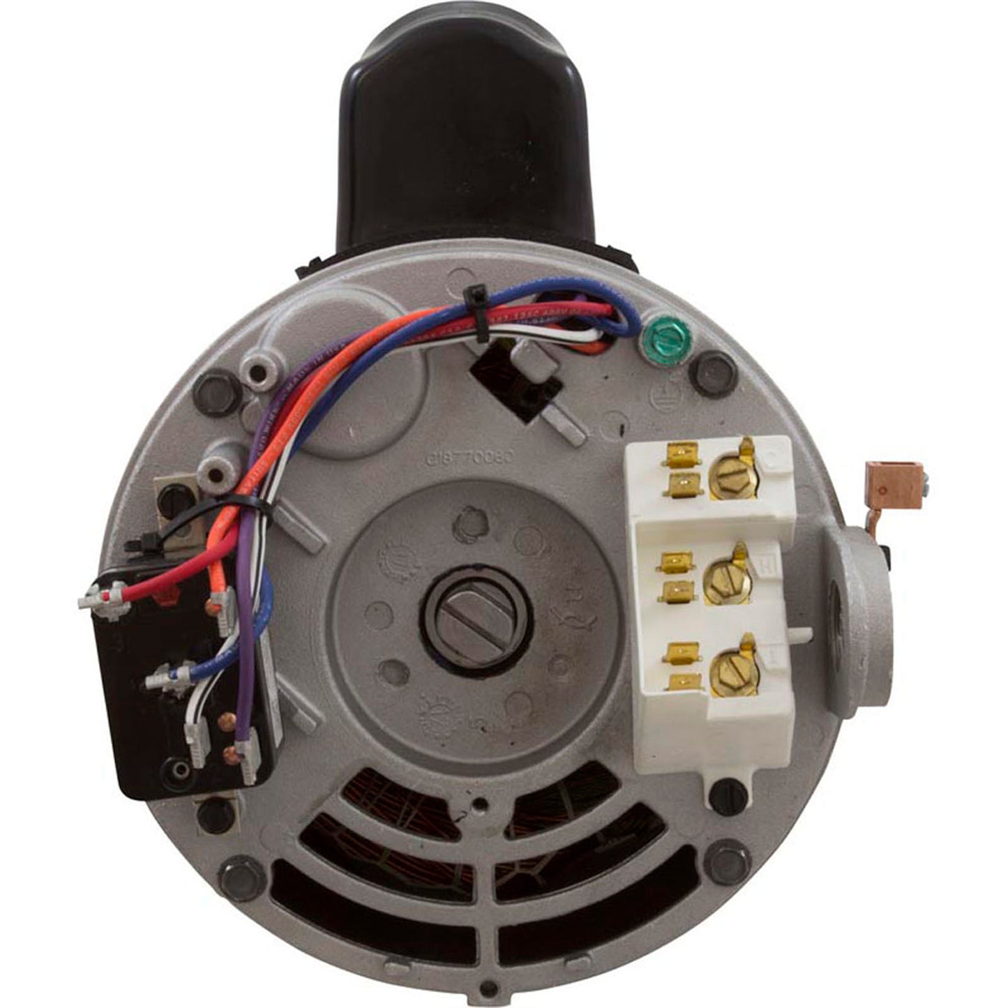 Motor, Nidec/US Mtr, 2.0hp, 230v, 2-Spd, 56Jfr, C-Face, Thd, Full