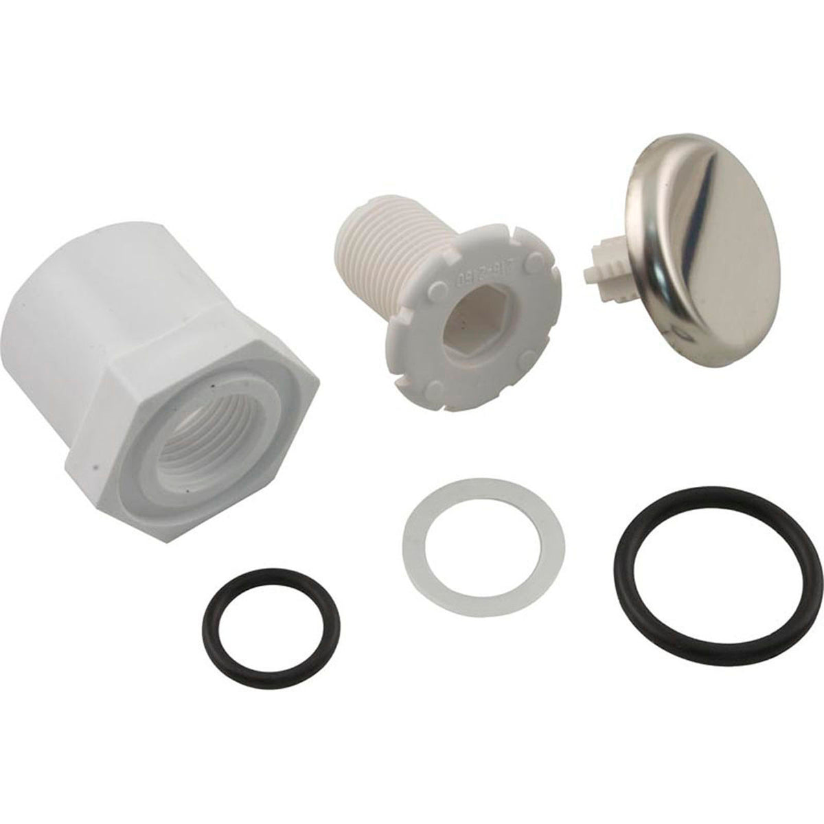 Air Injector, WW, Low Profile, 1"s/3/4"spg, Adapter Style, SS