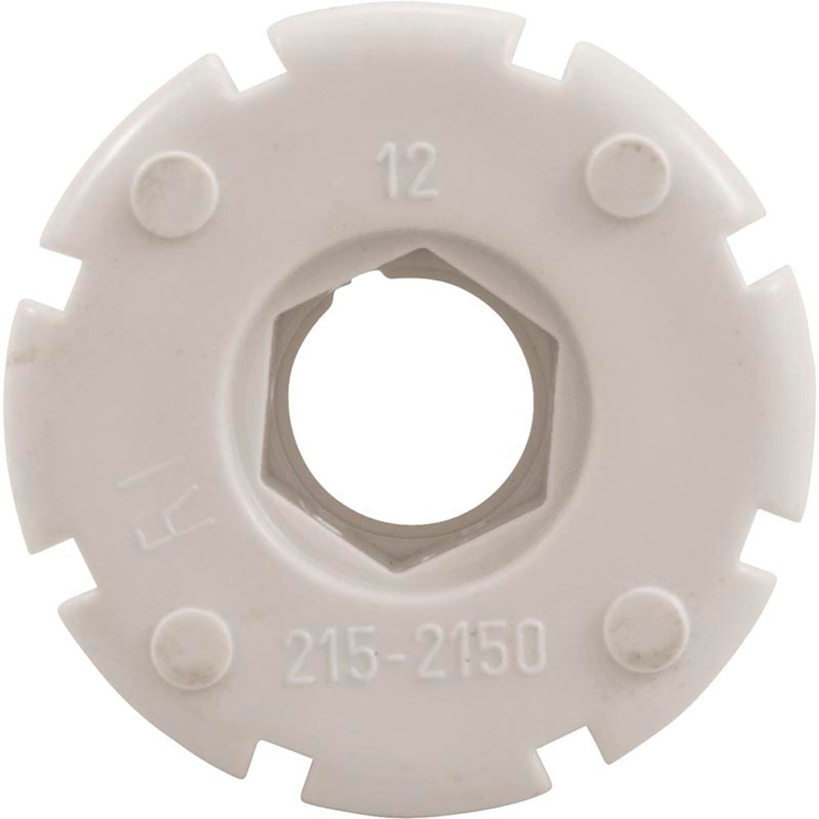 Wall Fitting, Waterway, Air Injector, White