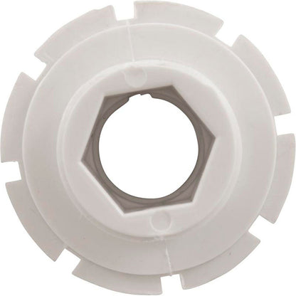 Raccord mural, voie d'eau, injecteur d'air, blanc