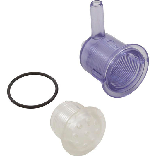 Inyector de aire, WW, flujo superior, espiga de 3/8", estilo codo, conjunto de LED