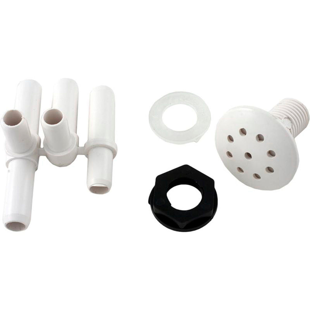 Inyector de aire, vía acuática, multicuerpo, blanco