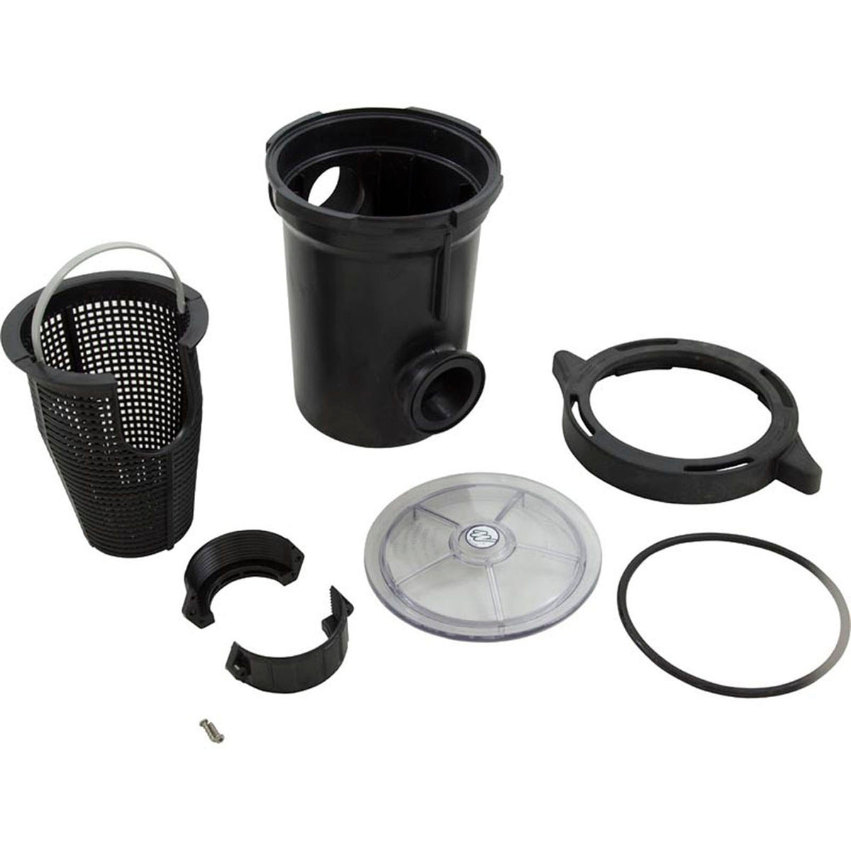 Trap Assembly, WW, 6", 2"Pump Union x 2"mbt, 2 Pcs Lid, New Version