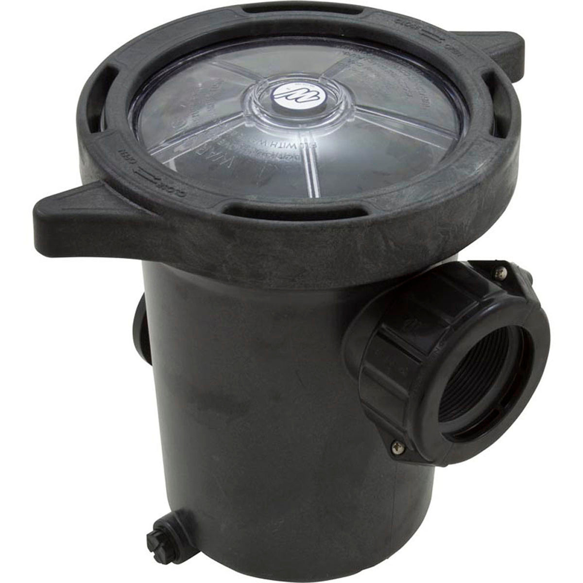 Trap Assembly, WW, 6", 2"Pump Union x 2"mbt, 2 Pcs Lid, New Version