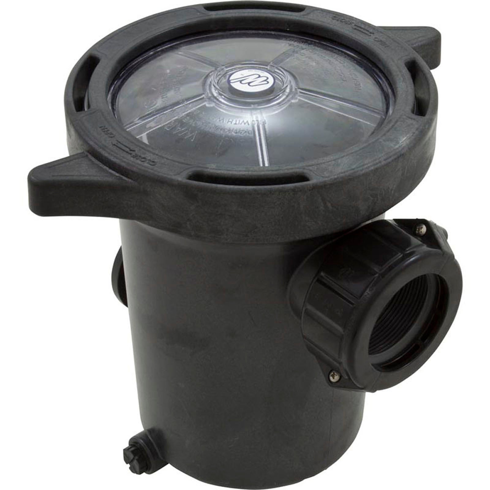 Trap Assembly, WW, 6", 2"Pump Union x 2"mbt, 2 Pcs Lid, New Version