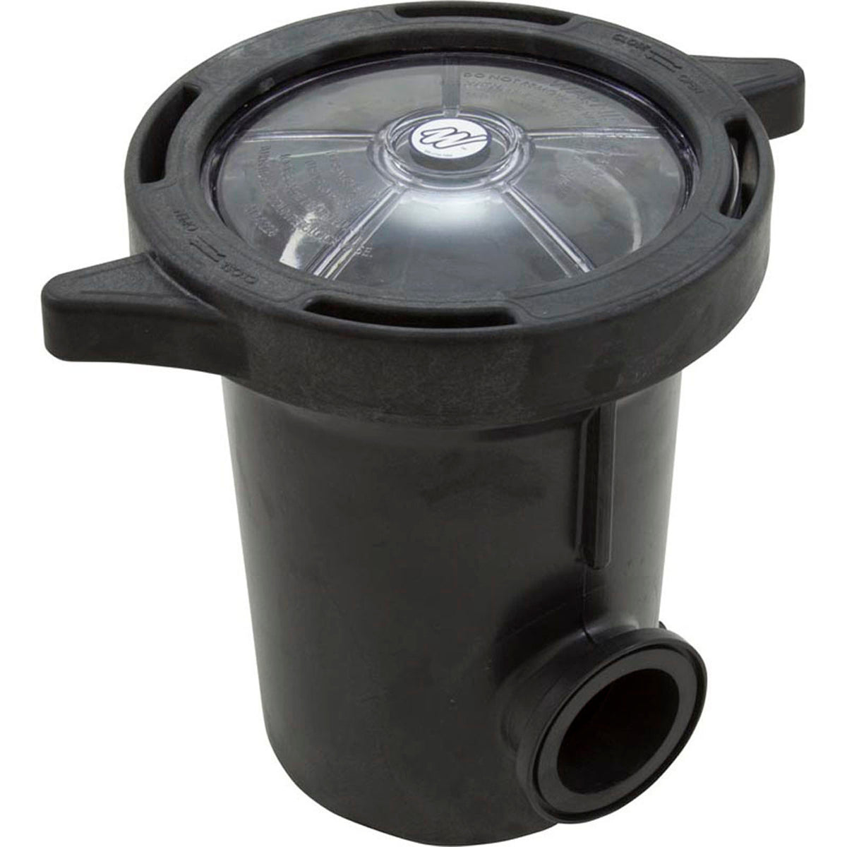 Trap Assembly, WW, 6", 2"Pump Union x 2"mbt, 2 Pcs Lid, New Version