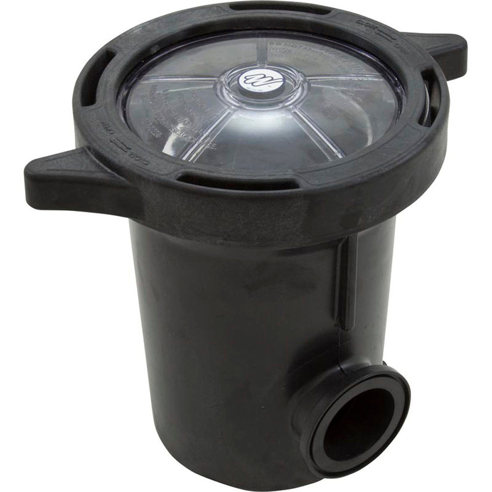Trap Assembly, WW, 6", 2"Pump Union x 2"mbt, 2 Pcs Lid, New Version