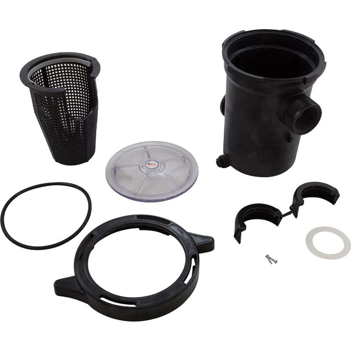 Trap Assembly, WW, 6", 2"Union x 1-1/2"mbt/fpt, New Version 2pc lid