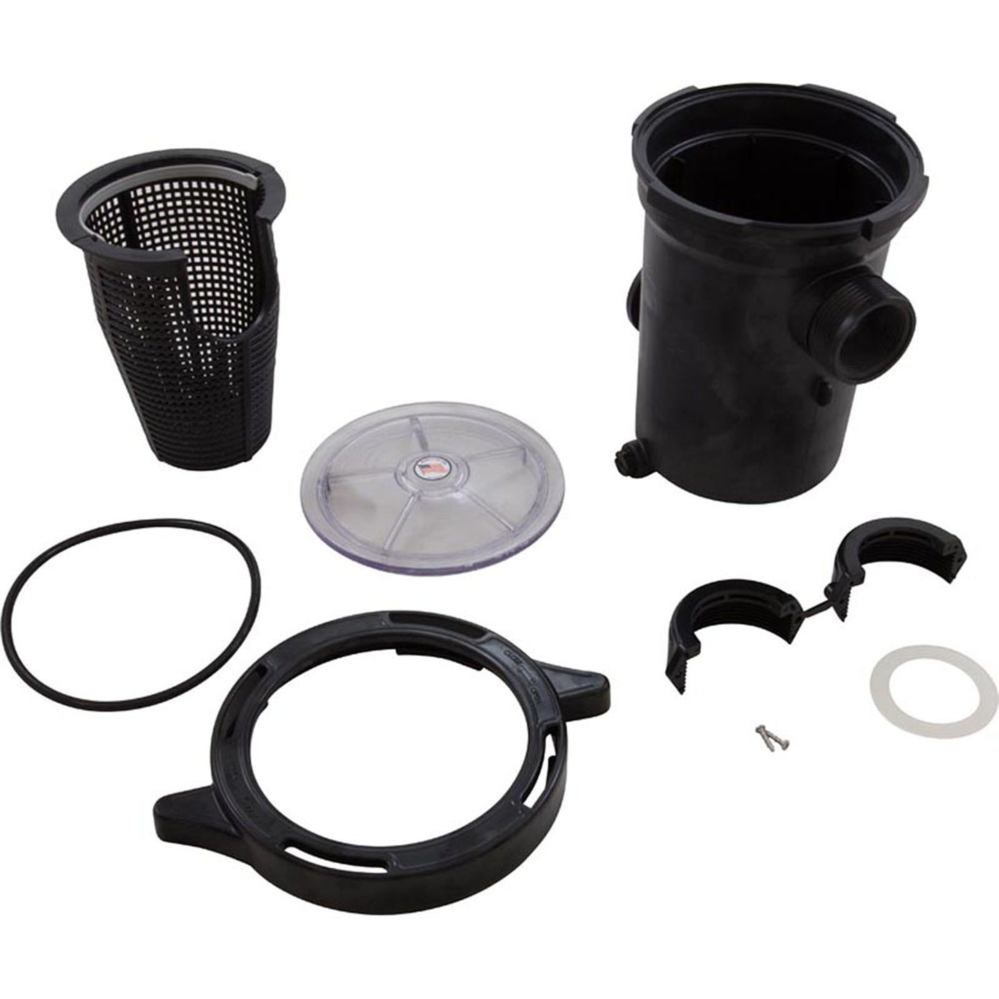 Trap Assembly, WW, 6", 2"Union x 1-1/2"mbt/fpt, New Version 2pc lid