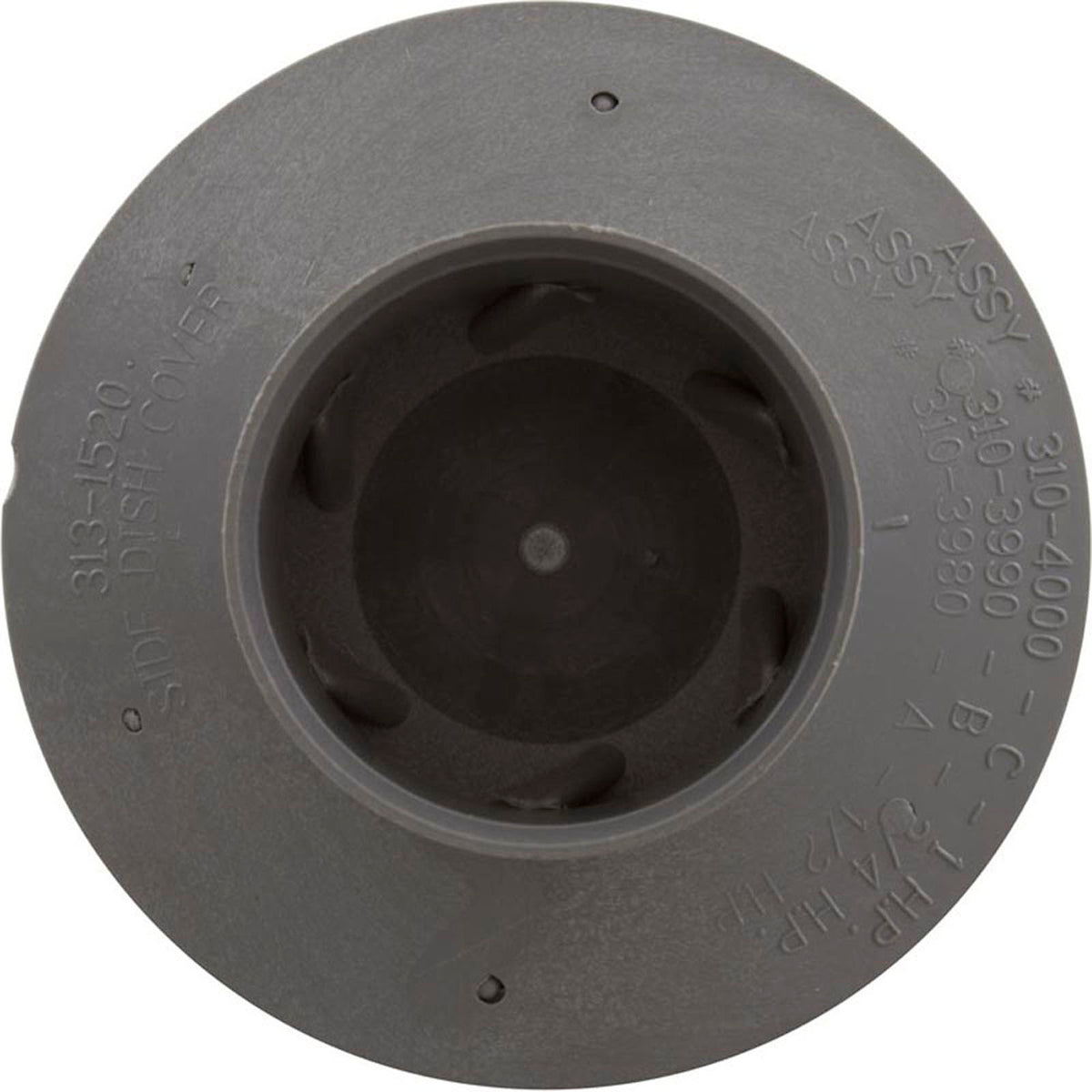 Impeller, Waterway HiFlo,Side Discharge,1.0 Horsepower (Red)