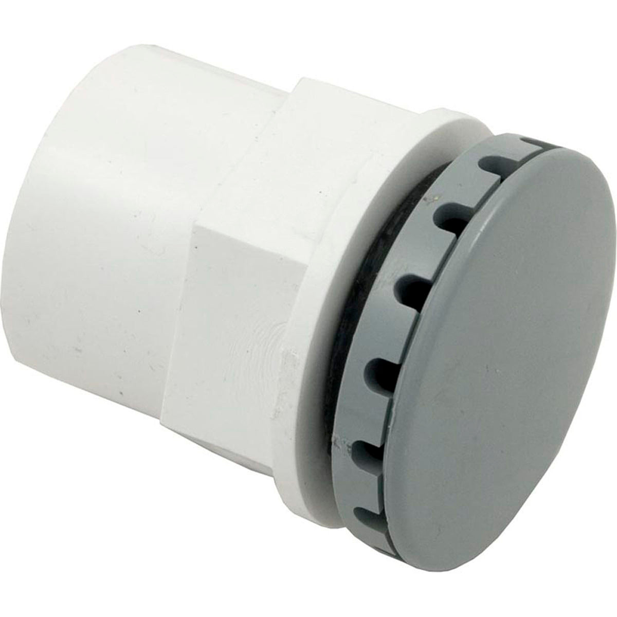 Air Injector, Balboa HydroAir, 3/4" Slip, Gray
