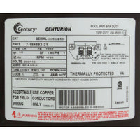 Motor, Speck, 0.5 Horsepower, 115v/230v, 1 Speed, 21-80/30 G