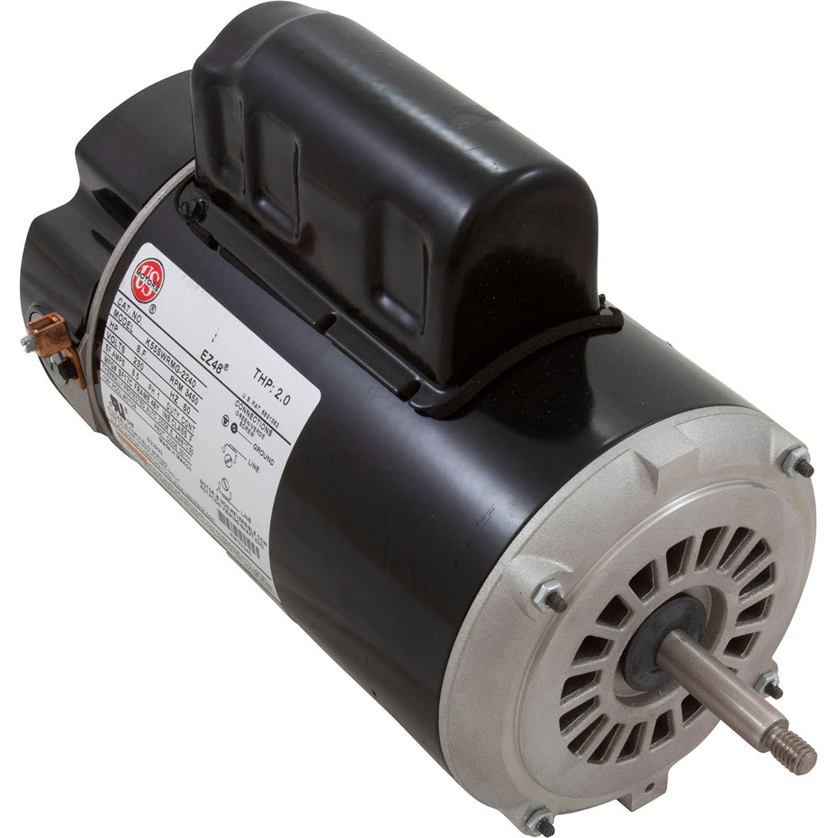 Motor, 2.0thp, 230v, 1-Speed, 48 Frame