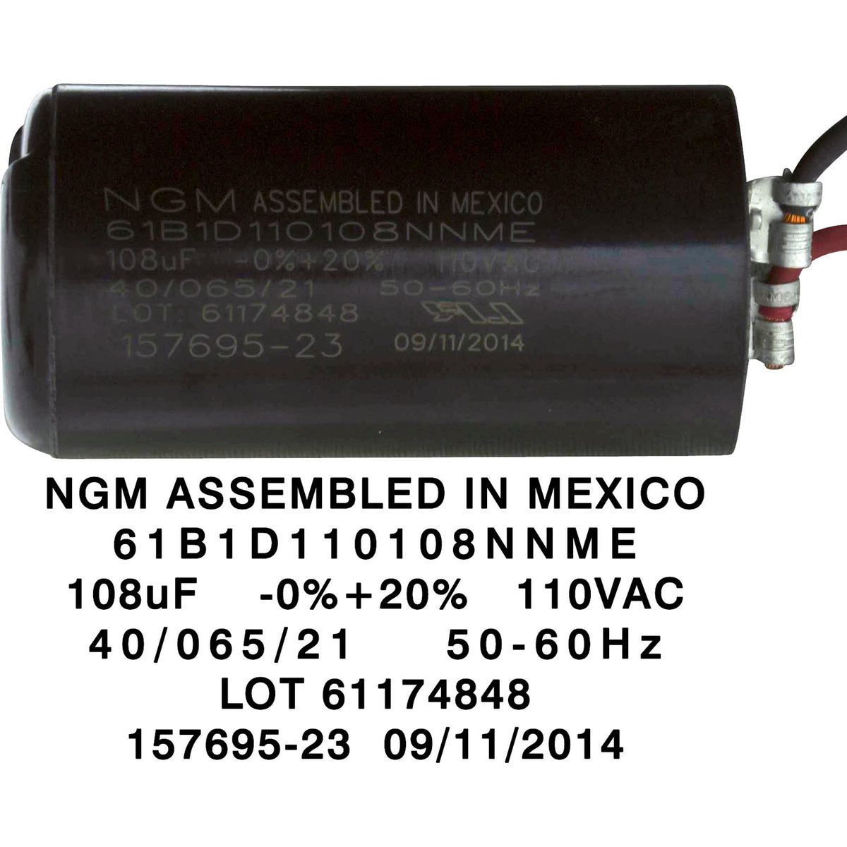 Motor, Century, 0.75thp, 115v/230v, 1-Spd, 48fr
