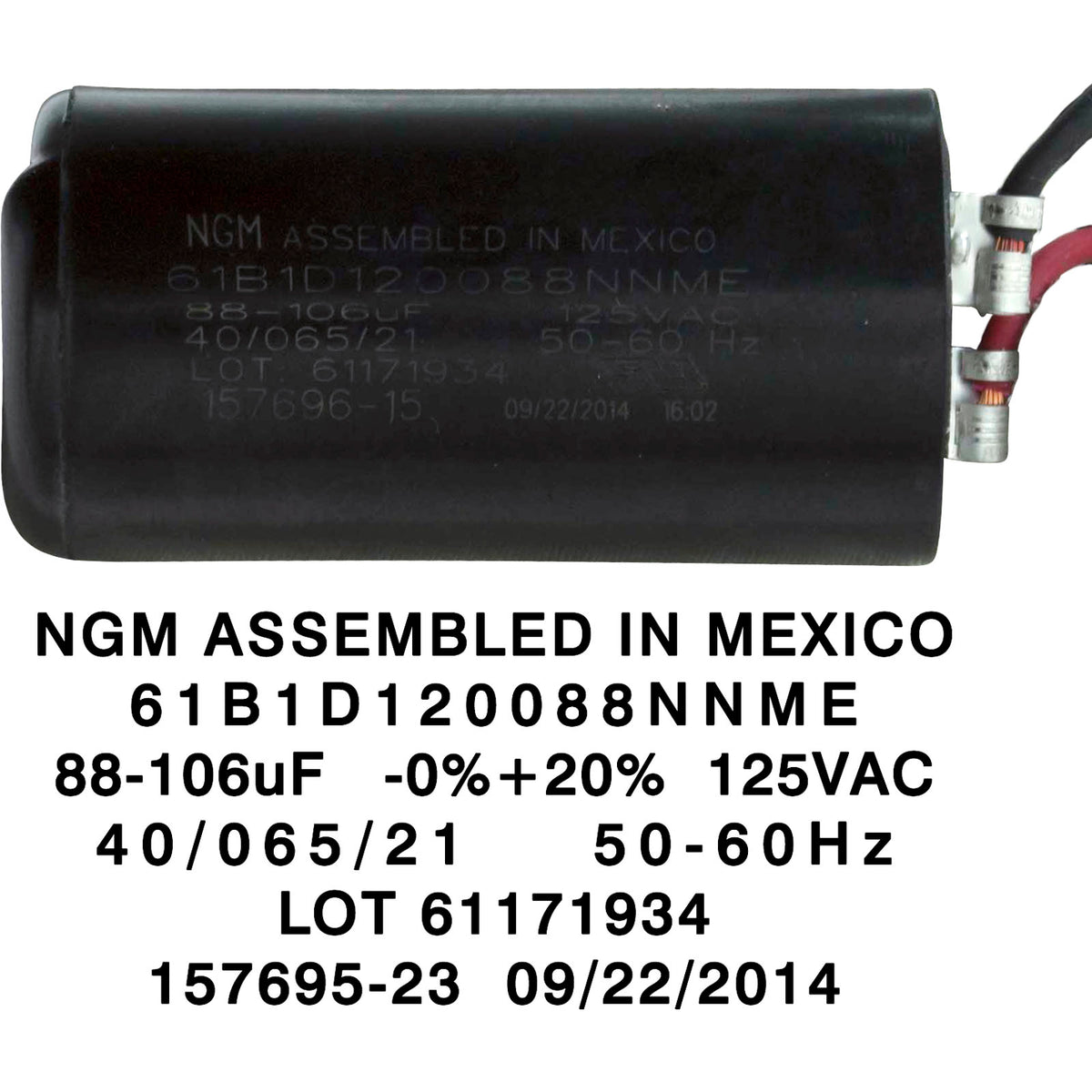 Motor, Century, 2.0thp, 115v/230v, 1-Spd, 48fr