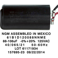 Motor, Century, 2.0thp, 115v/230v, 1-Spd, 48fr