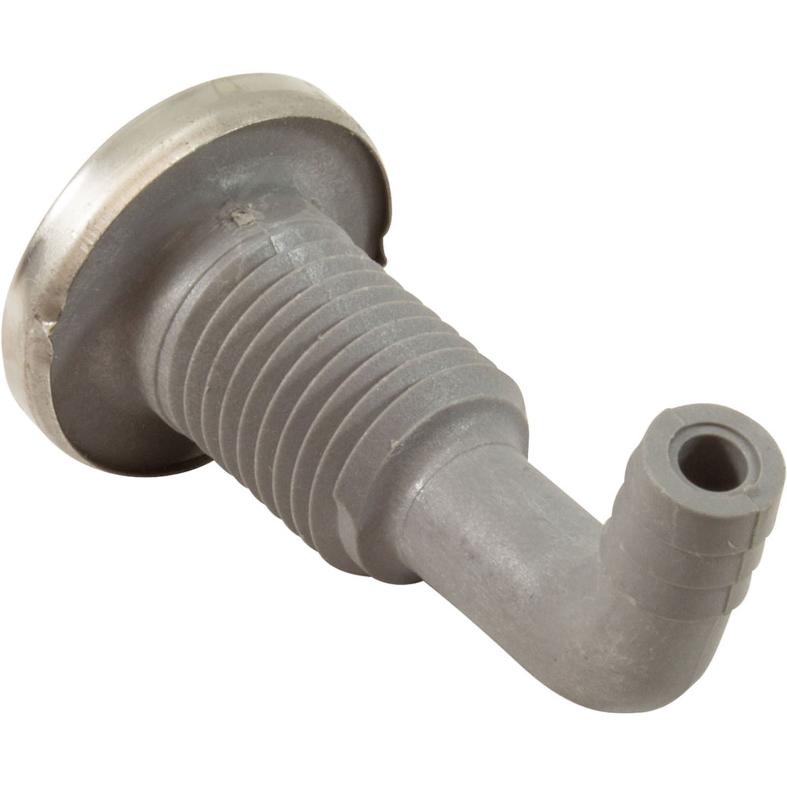 Air Injector, Jacuzzi/Sundance Silent Air, 3/8"b, SS/Gray