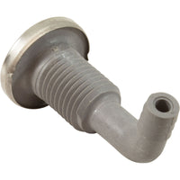 Air Injector, Jacuzzi/Sundance Silent Air, 3/8"b, SS/Gray