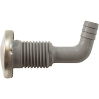 Air Injector, Jacuzzi/Sundance Silent Air, 3/8"b, SS/Gray