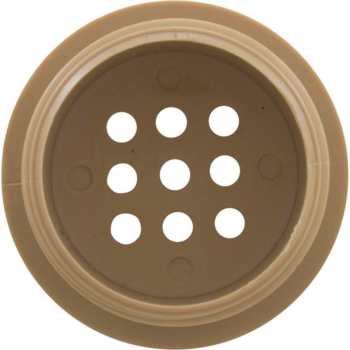 Air Injector Cap, CMP Natural Wonders Bubbler, 1-1/2"mpt, Tan