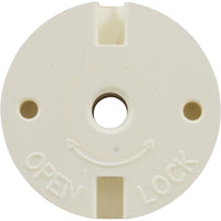 Piston Cap, PacFab, 2", 3/8"Shaft, PVC, OS, Val-Pak, Generic