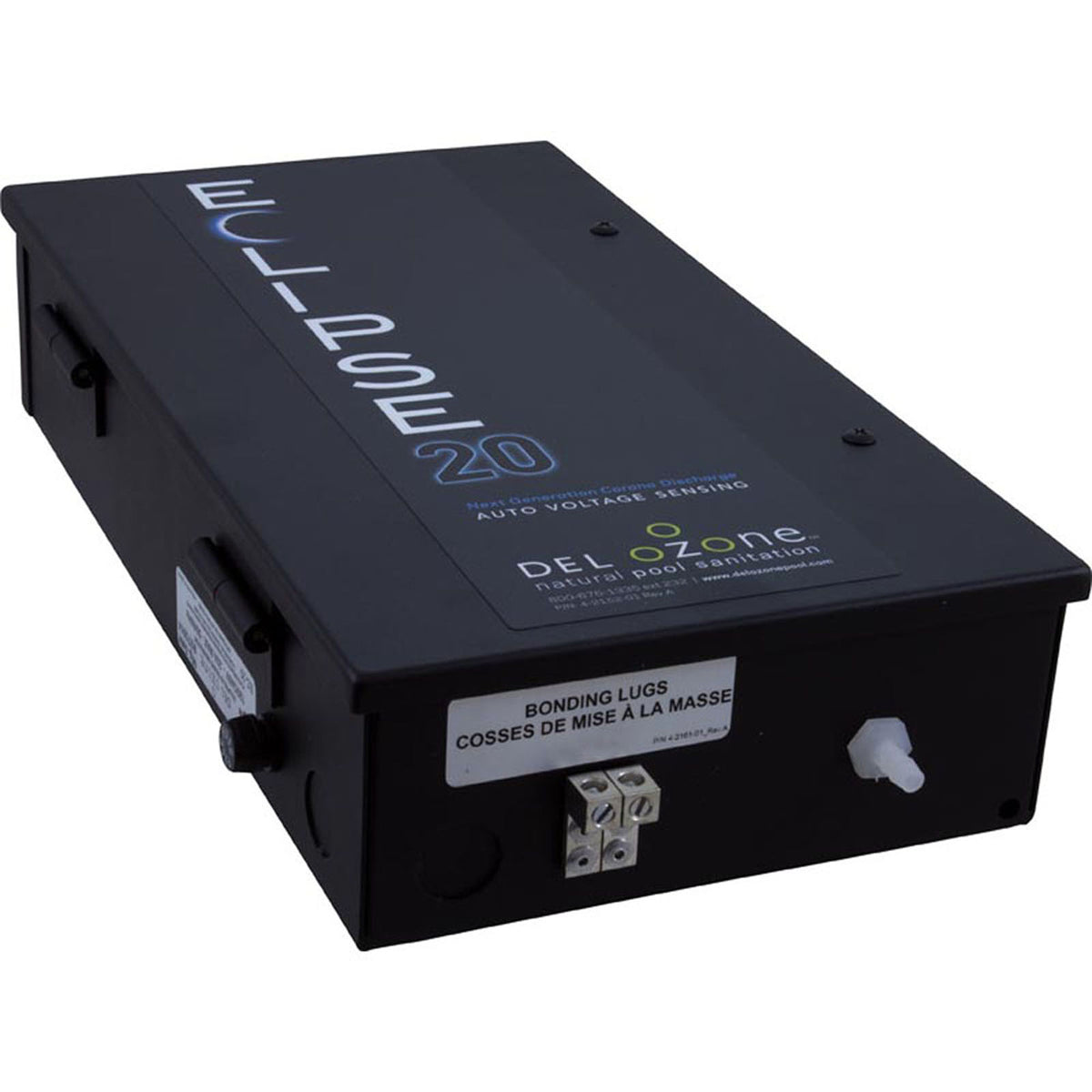 Ozonizador, DEL Eclipse, CD, 115 V/230 V, 15 000/50 000 galones, 24 W