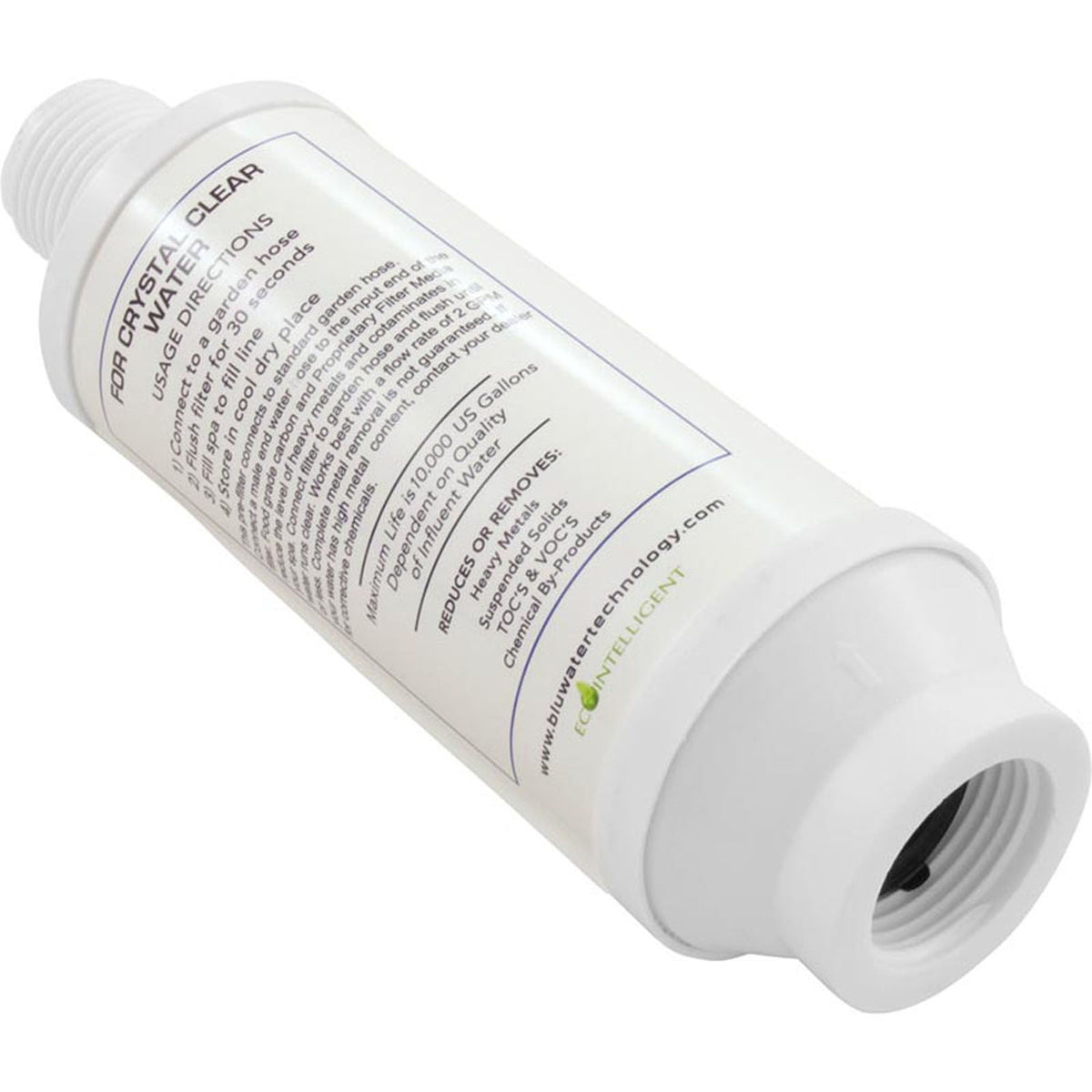 Pre-Filter, BluWater, 1200 gal., 5 Microns, Carbon Block