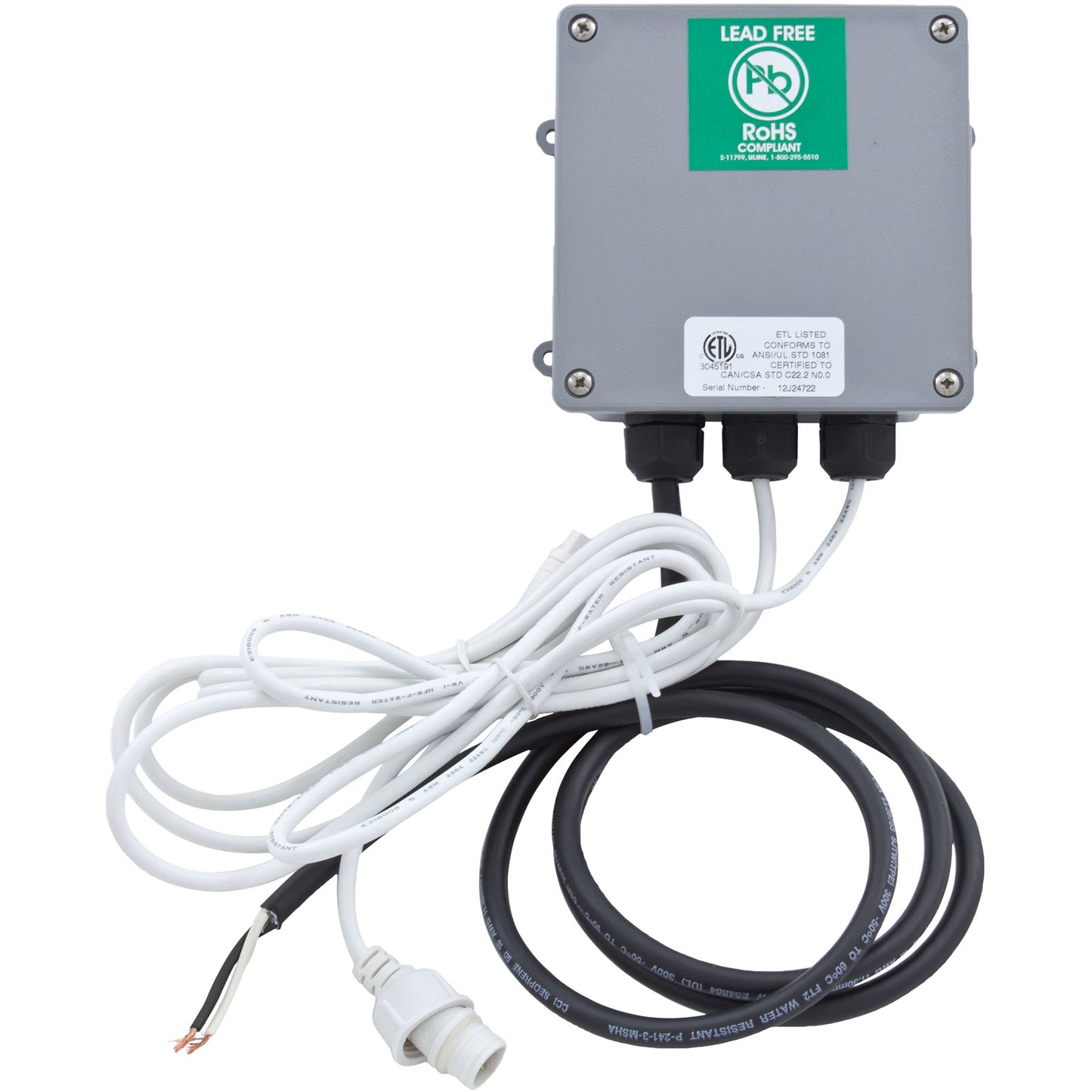 Generador de bromo, BluWater, 115v/230v, con panel superior