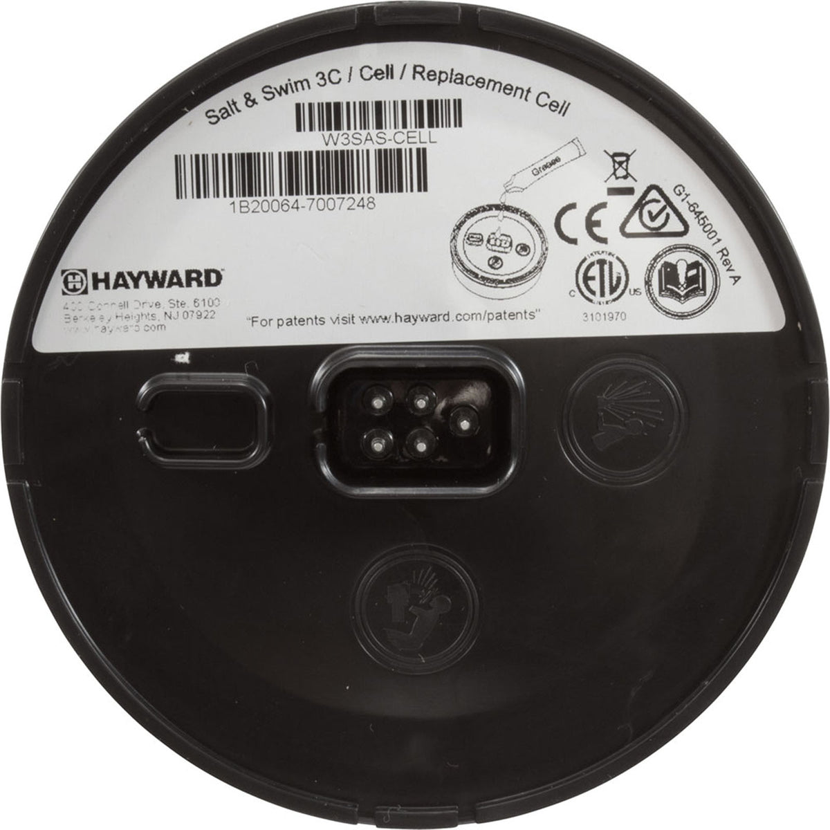 Replacement Cell, Hayward Salt & Swim 3C, 30K Gallons
