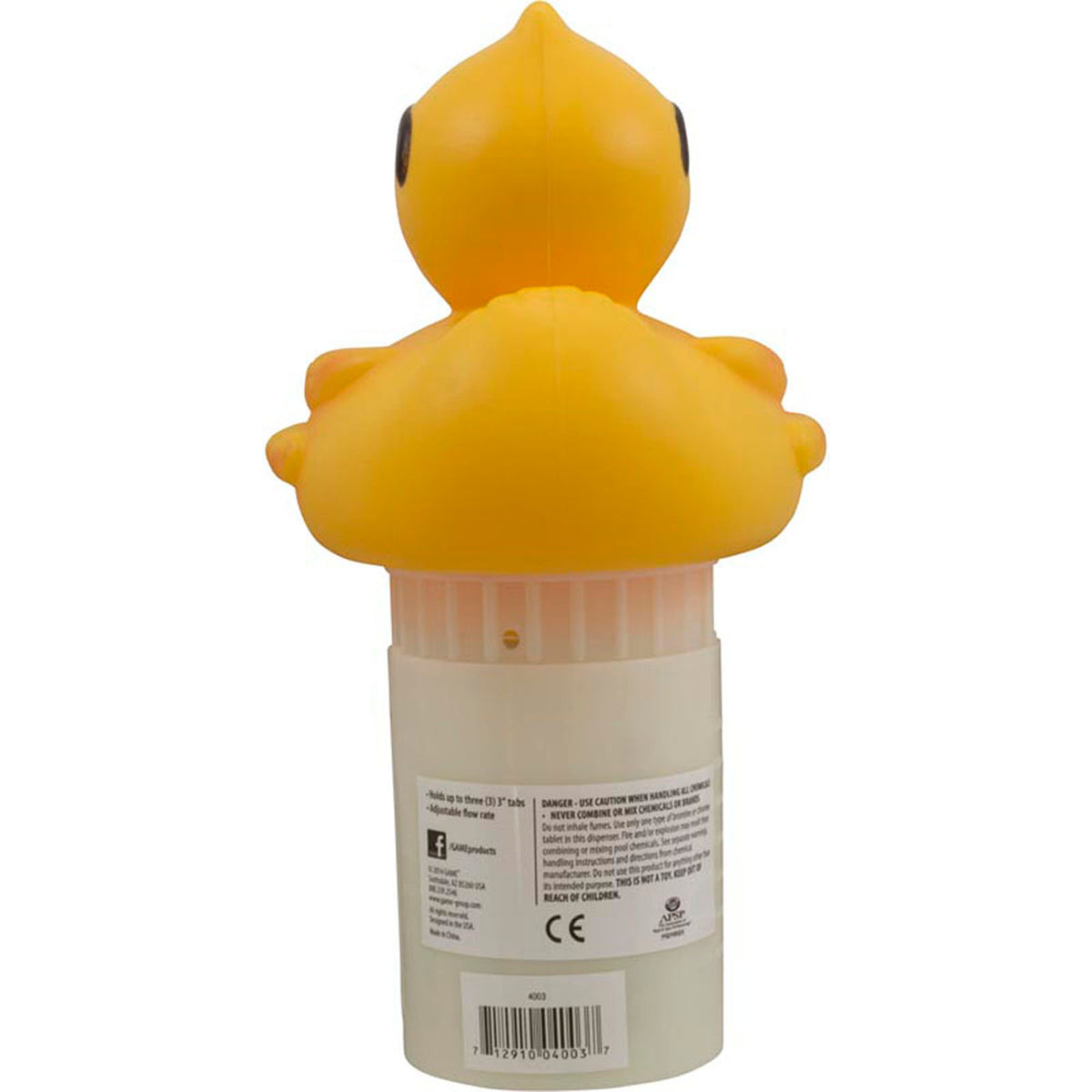 Chlorinator, GAME Derby Duck, Mid Size Pool, 3" Tabs