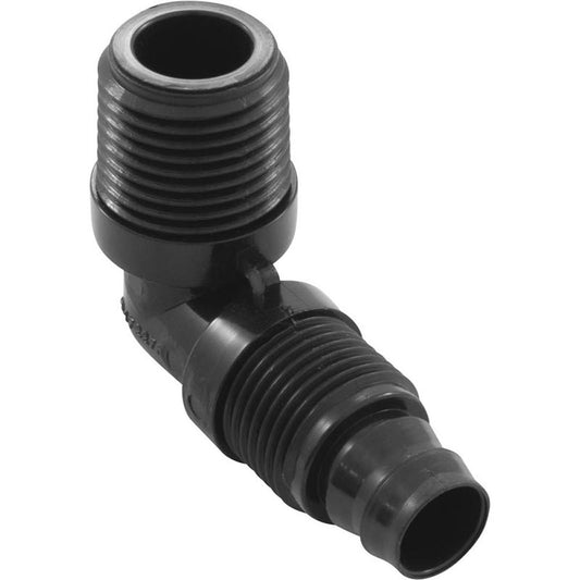 Elbow, Pentair Automatic Feeders, 1/2" 90 deg mpt x Tube