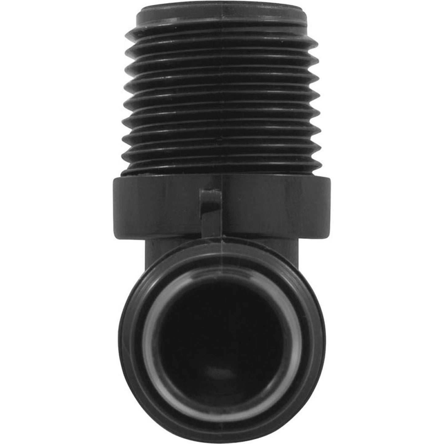 Codo, alimentadores automáticos Pentair, 1/2" 90 grados mpt x tubo