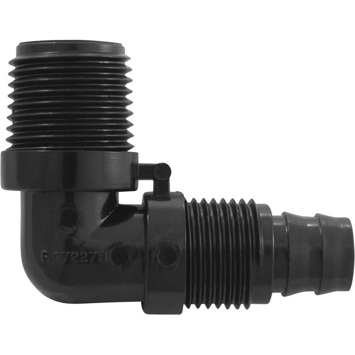 Elbow, Pentair Automatic Feeders, 1/2" 90 deg mpt x Tube