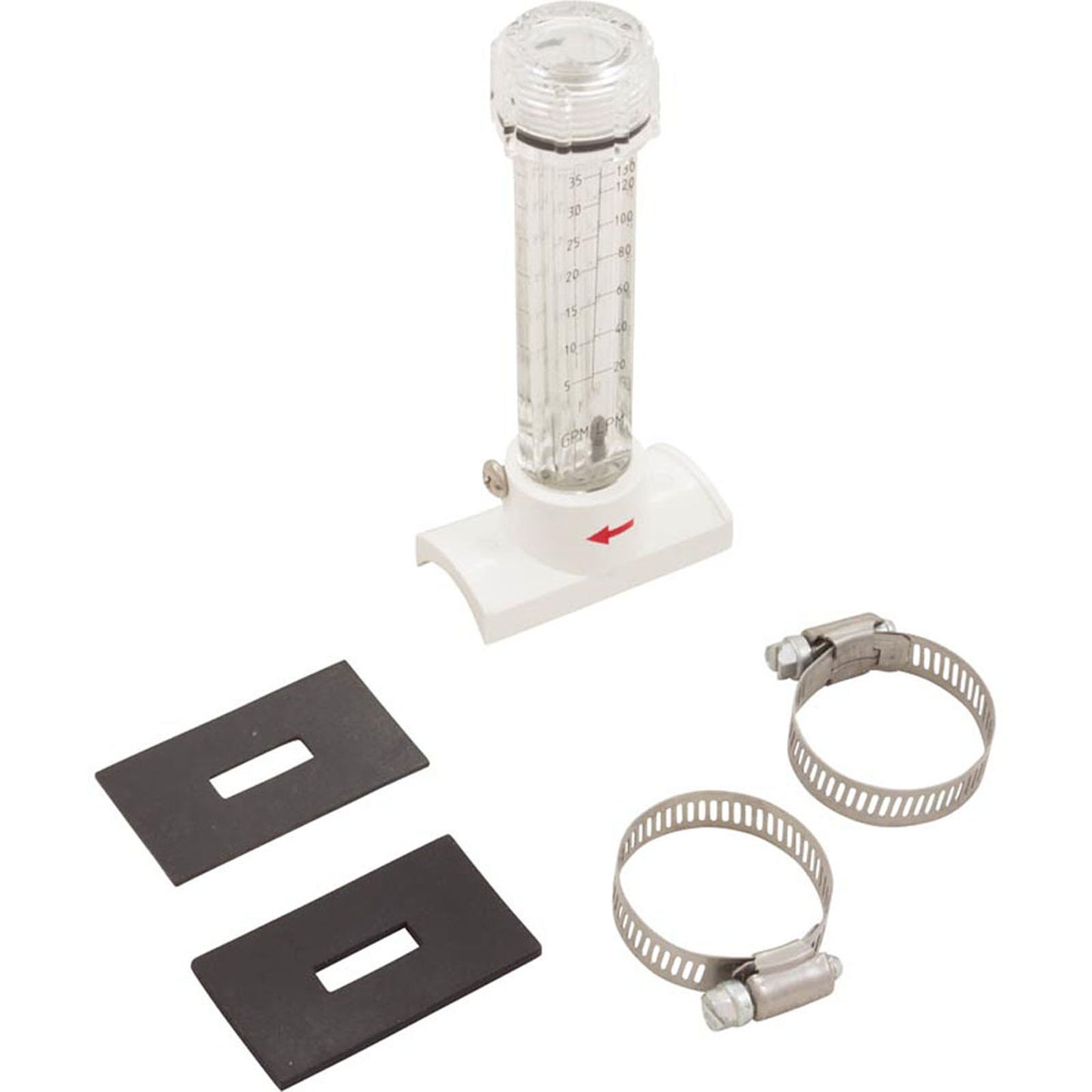 Flow Rate Indicator, Pentair Automatic Feeders, 1", High Rate