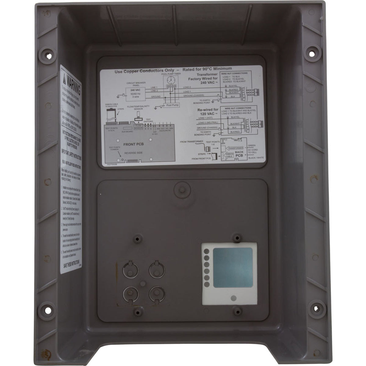 Control Box Cover, Zodiac AquaPure APURE700