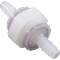 Ozone Check Valve, Del Ozone, 1/4" Barb x 3/8" Barb, 1/2 psi