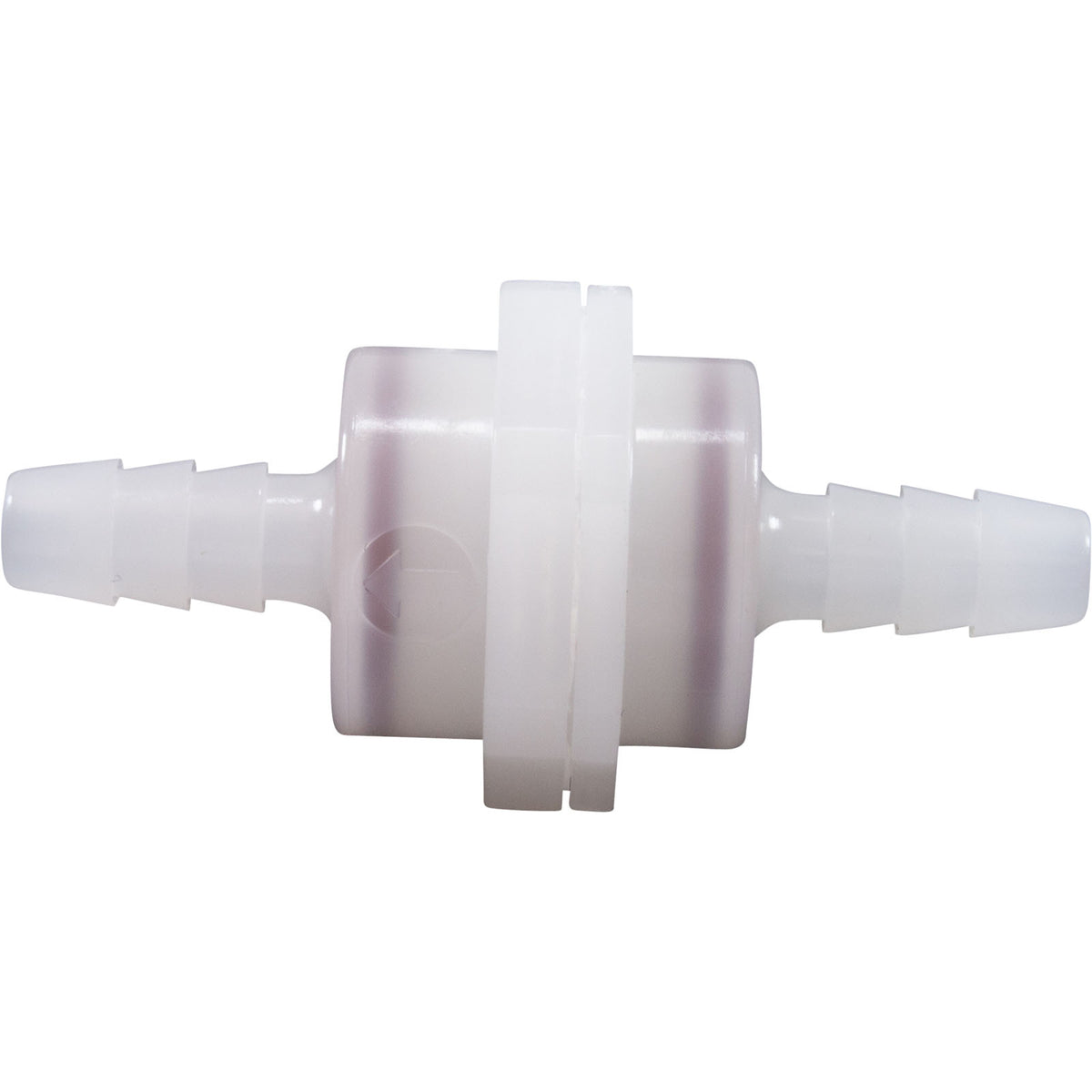 Ozone Check Valve, Del Ozone, 1/4" Barb x 3/8" Barb, 1/2 psi