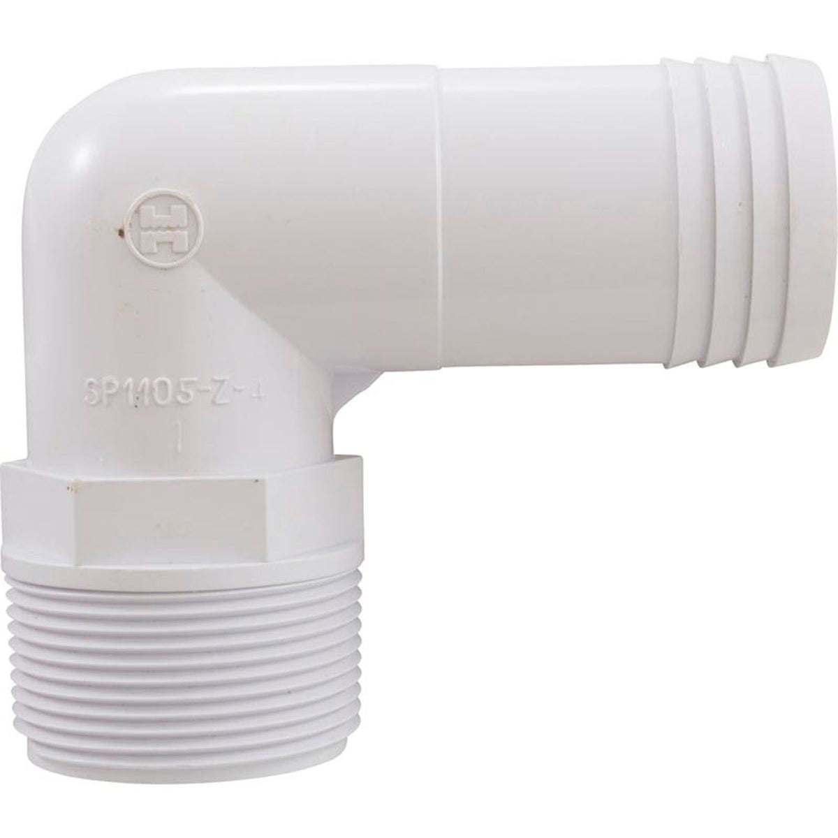 Adaptador de codo, clorador Hayward CL200/CL220, con grifo de 1/4"