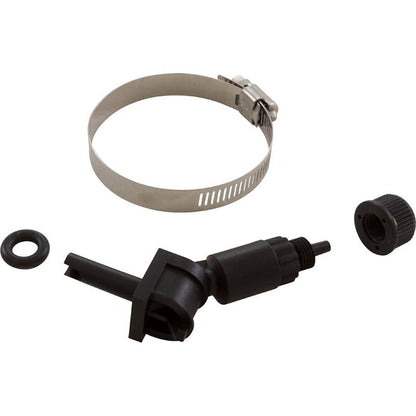 Injection Fitting, Threadless, Blue-White, 1/4" OD Tubing Connection