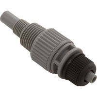 Injection Fitting, Threadless, Blue-White, 3/8"od Tubing Connector