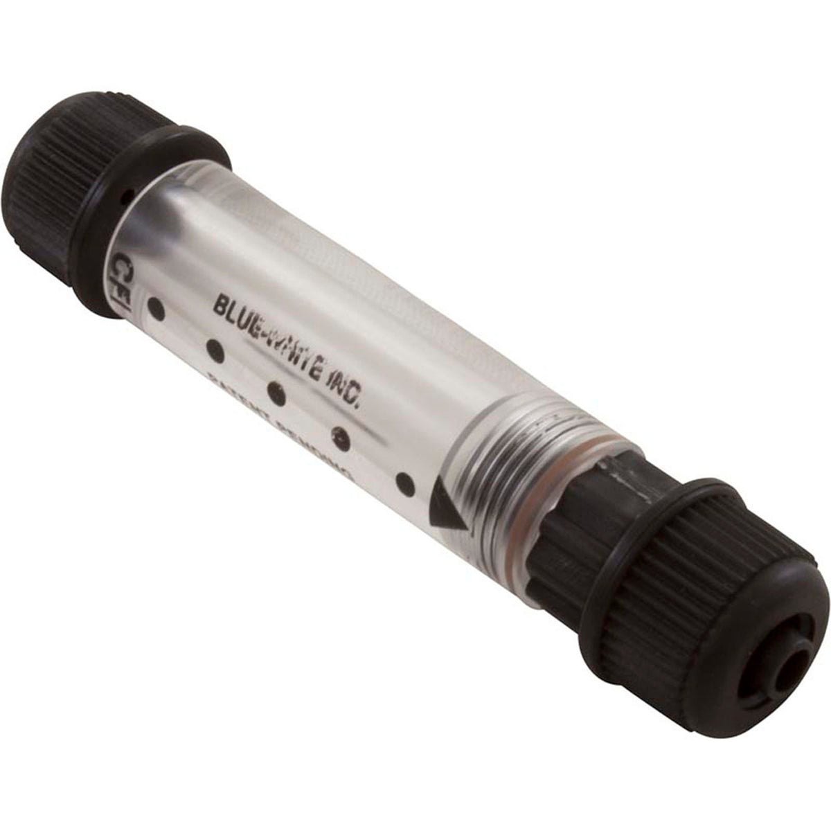 Flow Indicator, Blue-White, for 3/8"od tubing, SS Bobbin