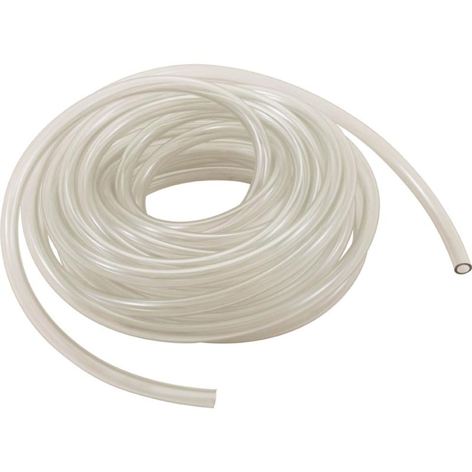 Tubing, Suction, Blue-White, C-600, 3/8"od, 25ft, Clear PVC